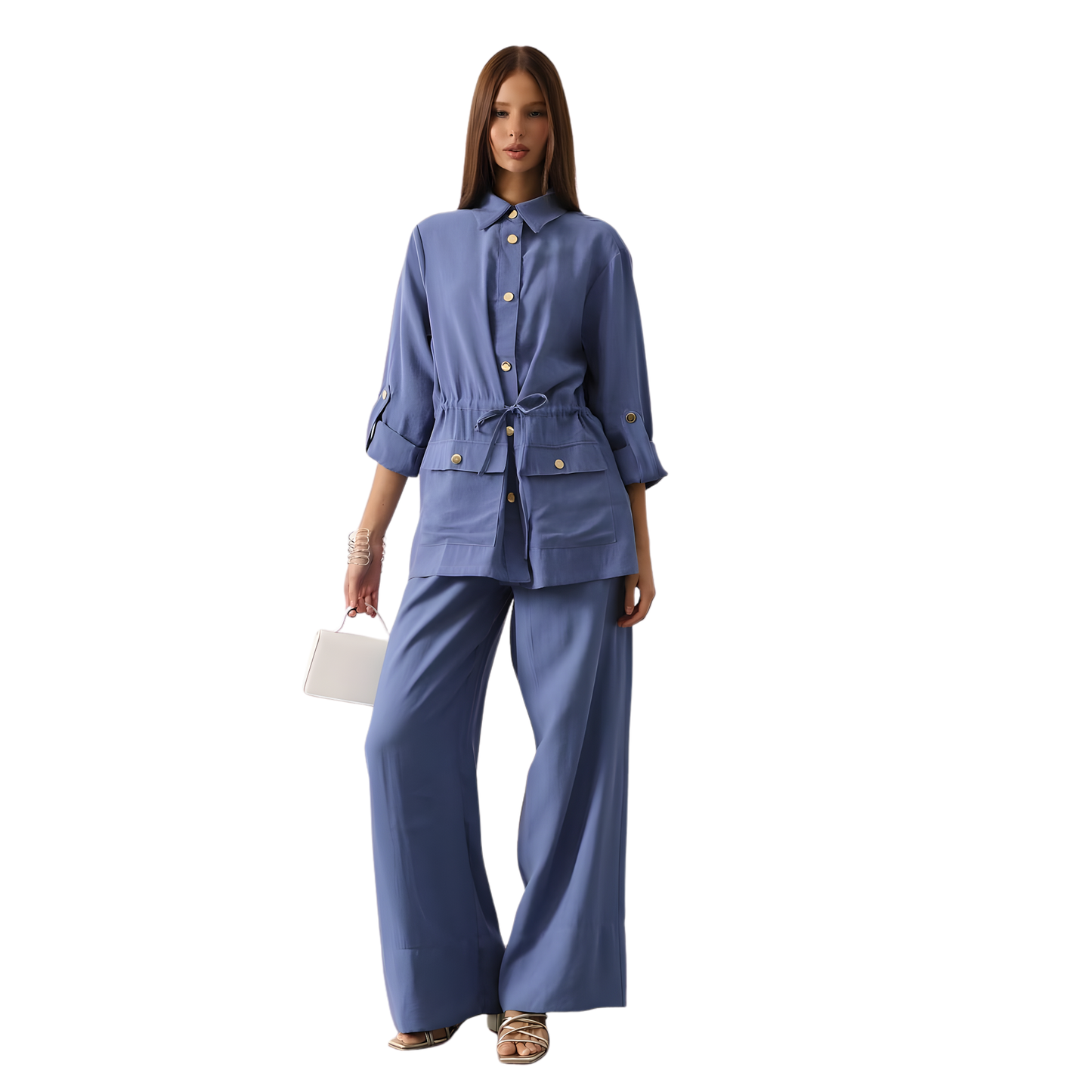 Blue Two-Piece Co-Ord Set