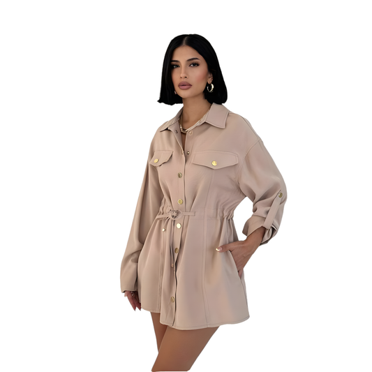 Sienna Utility Shirt Dress