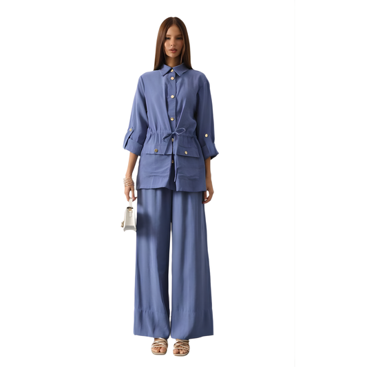 Blue Two-Piece Co-Ord Set