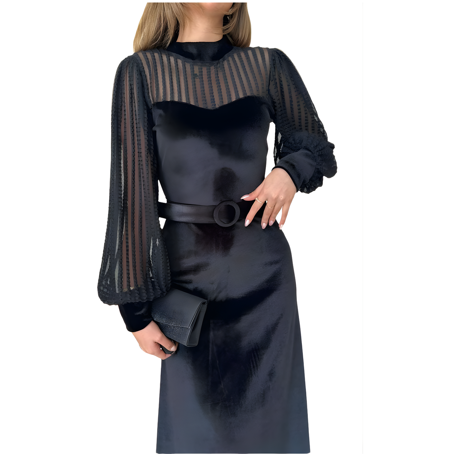 VELOURA Velvet Maxi Dress