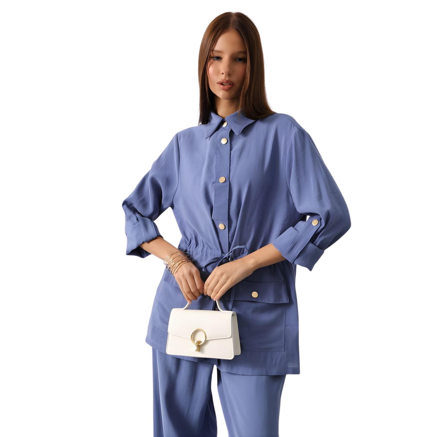 Blue Two-Piece Co-Ord Set
