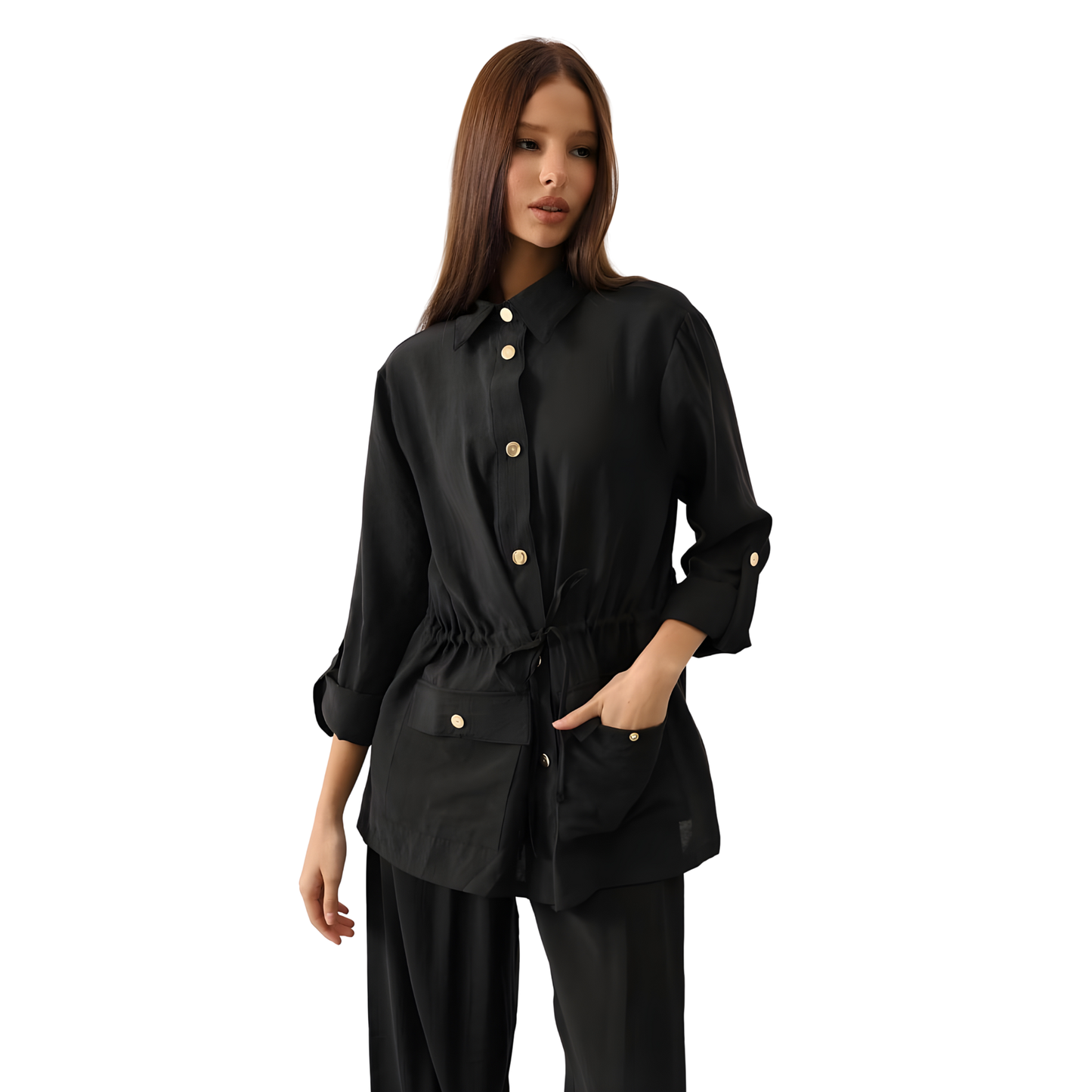Black Two-Piece Co-Ord Set