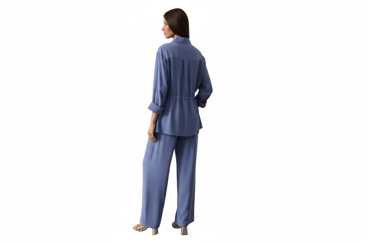 Blue Two-Piece Co-Ord Set